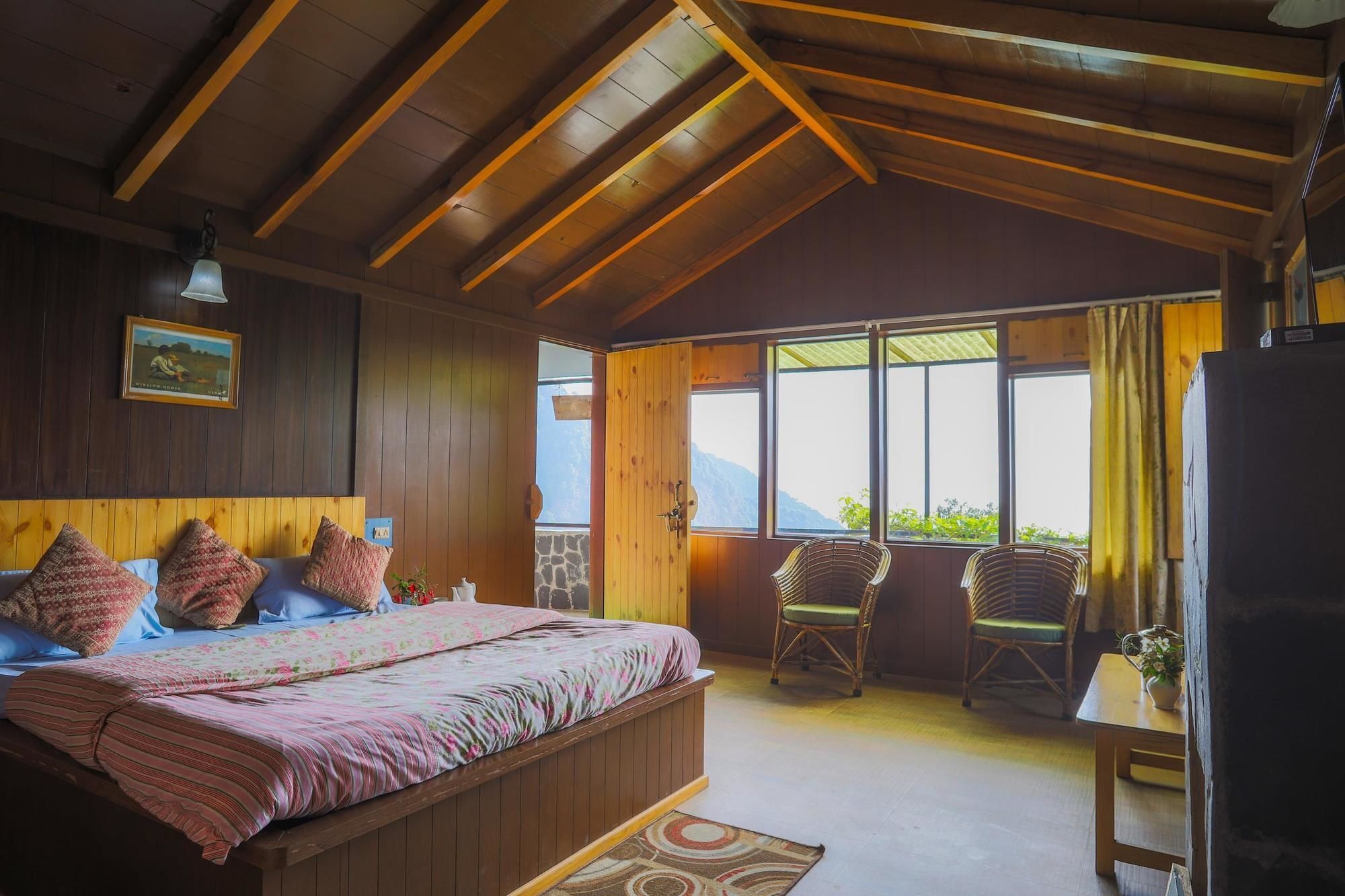 V Resorts The Nest Cottage Найнитал Экстерьер фото